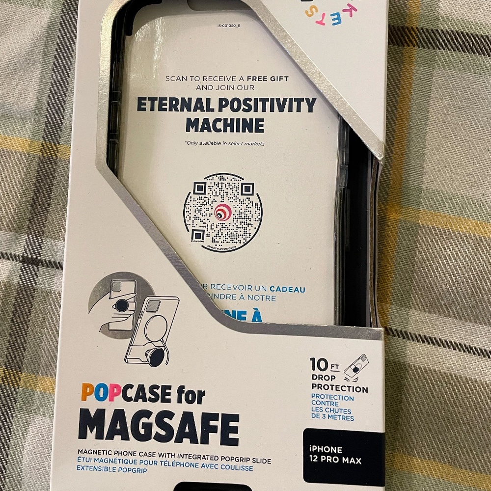 PopSockets for MagSafe Clear iPhone 12 Pro Max Case